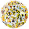 AUCEKO 50 Stück Aufkleber Pack Biene Bee Sticker Set wasserdichte Vinyl Sticker für Laptop Kinder Autos Motorrad Fahrrad Skateboard Gepäck Koffer Computer Aufkleber Graffiti Decal