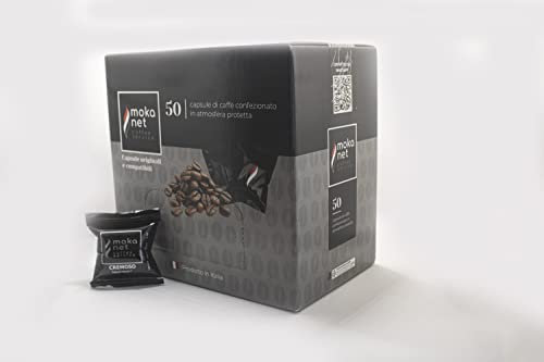 Lot de 100 capsules système 4.0 compatibles avec expresso point « crème » MOK@NET