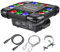 Teste Mobili Led Luci Rotanti Discoteca Proiettore Rgbw 4in1, Effetto Dmx512 Moving Beam con Suono Attivato, Professionali per Feste