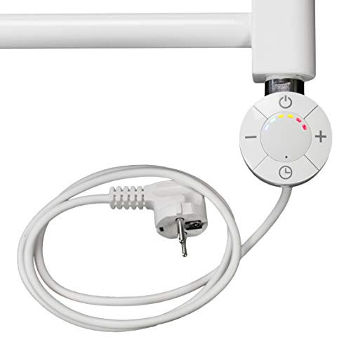 Heizstab Heizpatrone Heizelemente für Heizungen Heizkörper Badheizkörper Handtuchtrockner mit Thermostat elektronischer Temperaturregler (600 Watt)