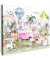 MuchoWow© Leinwände 80x60 cm Wall Decoration Bilder Kinderzimmer Mädchen Pictures Canvas Painting Wanddekoration Jugendzimmer Deko Mädchenzimmer Einhorn - Regenbogen - Kinder - Unicorn