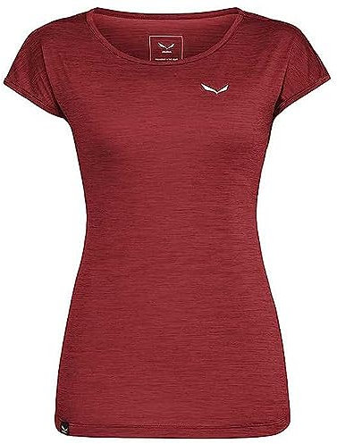 Salewa Damen Puez Melange Dry T-shirt Women Jacke, SYRAH MELANGE, XXL EU