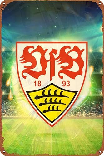 IEITB Vintage Metal Poster - VfB Stuttgart, 30,5 x 20,3 cm