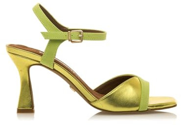 MARIAMARE Sandali con tacco Donna Sandali con tacco 68439 Donna | Sandali con tacco Dress | Chiusura con fibbia, Color Lime, 38 EU