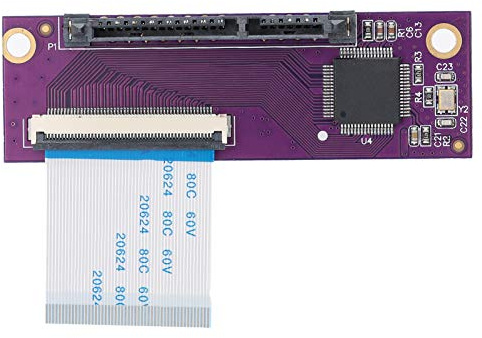 flexman Sata Adapter für PS2, Game Netzwerkadapter für PS2 IDE Original Festplatte, PCB Konverterkarte, Großer Kapazitäts Sata Adapter mit Befestigungsschraube