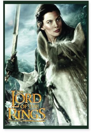 Spreadshirt Der Herr Der Ringe Arwen Poster 60x90 cm, One size, Weiß