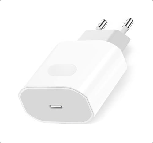 iPhone Ladegerät,25W USB C Adapter für iPhone 16 15 14 13 12 11 Pro/Pro Max/Plus/Mini/SE/XS/XR/X/8,iPad,USB C Stecker Power Adapter USB C Netzteil Ladestecker Fast Charger Schnellladegerät Netzstecker