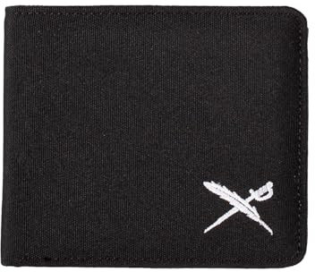 IRIEDAILY Easy Flag Wallet, recyceltes Material, Black