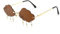 SLEDEZ Partybrille Schrullige Sonnenbrille mit Wolken-Blitz-Dekoration(Colour 6)