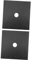 Hoement 2pcs Gas Stove Mat Stove Covers for Gas Cookers Induction Hob Protector Mat