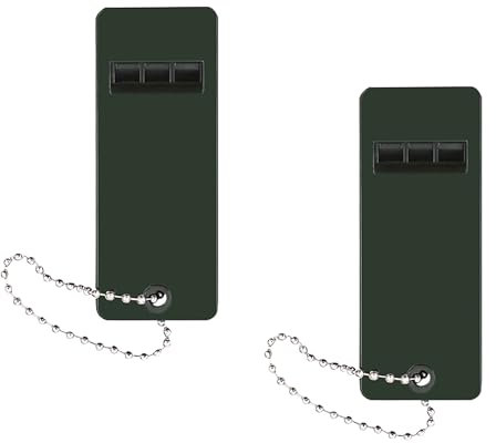 Multi-Audio-Notfallpfeife, Outdoor-Überlebenswerkzeug, flaches Dreifach-Loch-Design, Mehrzweck-Gadget für Lehrer, Selbstverteidigung, Rettungssignal, Erkundung, Wandern, Camping, Bootfahren, Jagd,