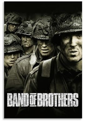 ZAJSGPUR Band of Brothers Art Poster Dekorative Malerei Leinwand Wandkunst Wohnzimmer Poster Schlafzimmer Malerei 16x24inch(40x60cm)