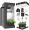MODVKVK Growzelt Komplettset 40x40x120cm Grow Tent Kit mit 200W LED Vollspektrum Grow Lampe Dimmbar, GrowZelt Kit Komplettes Hydroponics Grow Tent Complete Set