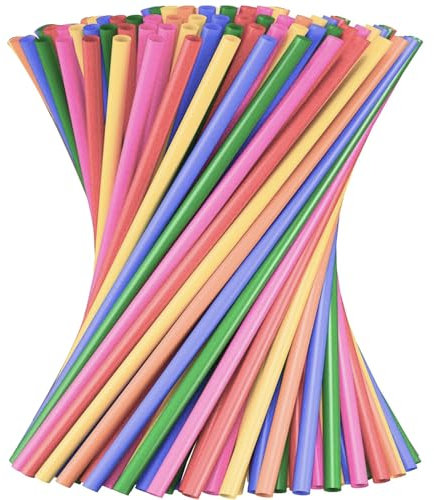 100 Eco-Friendly Bendable for Drinking Reusable BPA-Free Sugarcane-Based Safe for Kids, Adults, Parties & Picnics
