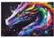 Bunt Puzzle 1000 Teile Erwachsene Drachen, Puzzles mit Verpackung Box und Poster, Lustig Stress Abbauen Familien Unterhaltungsspiele für Raumdekoration, Kreative Geschenke für Männer/Frauen 1T-1810