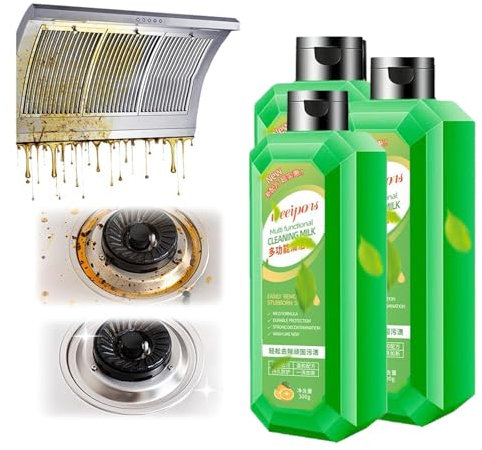 Starker Allzweckreiniger, 2025 Neuer Bodenreiniger, Allzweckreiniger Stark | Für Küche, Bad, WC & Böden | Entfernt Öl, Kalk & hartnäckigen Schmutz | Mit frischem Duft | 300ml (900G)