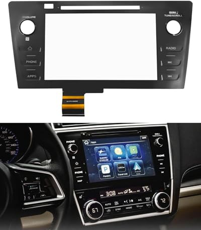 TepHnf Touchscreen Digitizer Radio Ersatz für Subaru Legacy & Outback 86471-AL65A 86471-AL68A 86471-AL68A 86471-AL65B 86471-AL66A (Telefontaste)