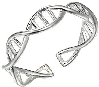 Chereda 925 Silber verstellbarer Midi Finger Knöchel Daumen Stapeln DNA Ring