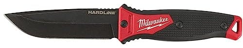 Milwaukee 4932464830 Coltello Hardline - Aus-8 Lama Fissa, 125 mm