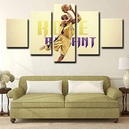 yuanjun Wanddekoration Design Wandbild 5 Teilig Premium Poster Stilvolles Set Mit Passenden Bilder Als Wohnzimmer Deko Leinwandbild Shooting Guard Ord of The Rings Kobe