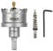 Mollom (51mm | 2) Sierra de Corona de T.C.T Carburo Broca con 2 Brocas,Punta de carburo de tungsteno para Metal Duro,Acero,Hierro,Cobre,Madear,Latón,Plástico