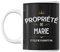 Planetee Mug propriété de Marie | Tasse prénom humour