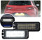 NSLUMO 2X Number License Plate Lights LED Number Plate Lamps Compatible with Seat Leon Mk2 Mk3 Altea XL Van Exeo ST/Kombi LED License Plate Lights Car parking Lamp