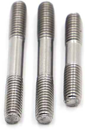 M3 M4 M5 M6 M8 Metrico 304 in Acciaio Inox Prigionieri Vite Asta Dente Bastone Doppia Testa Prigioniero Srod Bullone GB901 (Color : 55mm, Size : M8 10pcs)