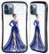 Head Case Designs Blu Gown Dresses Cover Ibrida Compatibile con Apple iPhone 12 / iPhone 12 PRO