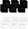 Rumyve Portable Bathroom Hand Soap Shampoo Conditioner Dispenser Label Stickers, 24 Hand Soap Decals Cosmetics Container Labels Kitchen Bathroom Black and White