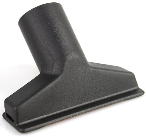 Premium Cepillo, Boquilla para tapicería para aspiradora Adecuada para Electrolux, Eltropa, Fakir | con 2 levantahilos | Diámetro: 35 mm | Color: Negro | Accesorios