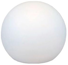 Kabellose Außenleuchte Solar LED dimmbar Fernbedienung + Farbwechsler RGBW Ø 40 cm rund Weiß IP65 Kugelleuchte Garten Außenlampe Terrasse