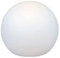 Kabellose Außenleuchte Solar LED dimmbar Fernbedienung + Farbwechsler RGBW Ø 40 cm rund Weiß IP65 Kugelleuchte Garten Außenlampe Terrasse