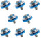 Xhziy Blue Isolation Grommet Mute Mounting Screw Hard Drive Mounting Screw SSD Screw for 3.5inch Hard Drive DC5800 DC7800 DC7900 6005 6200 6300 Z200 6000 8PCS