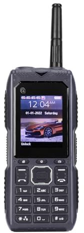 Yunseity Handy mit Großen Tasten, Entsperrtes Retro-Handy, Vier Karten, Vier Standby-SOS-Funktion für Reisen für (EU-Stecker)