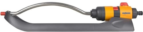 AMK® Hozelock Rectangular Sprinkler Plus 250 Square Metres Oscillating Irrigation Water Garden Hose Gardening Plants Home Watering System