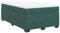 vidaXL Boxspringbett, Polsterbett Bett mit Matratze, Bettgestell mit Lattenrost, Doppelbett für Schlafzimmer, Dunkelgrün 120x200cm Samt