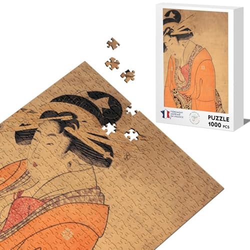 Klassische Puzzle 1000 Teile Japanische Geisha Art Zarte Original Vintage