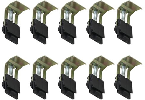 10 Stück Unterbaubefestigungsklammern für Spülbecken, Befestigungsklammern für Küchenspüle, bogenförmige Befestigungsklammern, Reparaturmaterial für die Installation