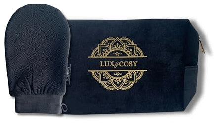 Soin du Corps exfoliant, Gommage kit de Voyage lot Gant CRIN Kessa et Trousse de Toilette, Maquillage Gommage Bain/Douche nettoie et purifie Femme/Homme