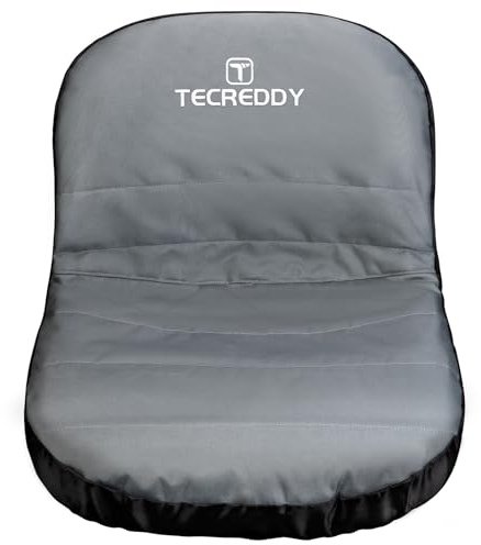 Lawn Mower Seat Cover, Weatherproof Durable Tractor Seat Cover Compatible with Husqvarna Craftsman Toro John Deere Cub Cadet Riding Lawn Mower, Medium