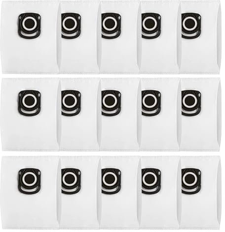 Bolsa para aspiradora Bolsas for aspiradoras ZR200520, ZR200720 y ZR200920, compatibles con Rowenta, Tefal y Moulinex, Silence Force, Green Force, Power XXL y X-Term Power.(15pcs)