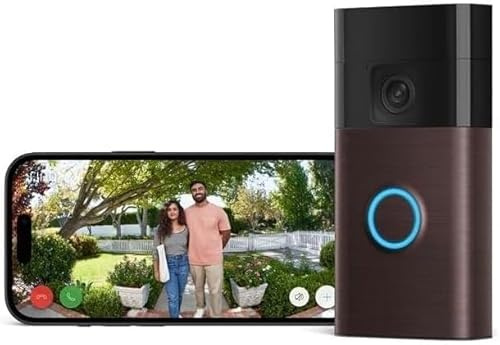 Ring Video Doorbell Wireless 1440p HD Video Doorbell Camera,with Easy Battery-Powered Installation I 30-day free trial