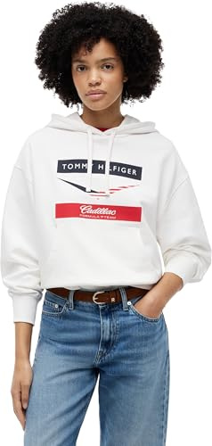 Tommy Hilfiger Damen Hoodie TH X Cadillac F1 Chevron aus Baumwolle