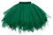 Karneval Damen 80er Schwärzlich Grün Puffy Tüllrock Tütü Röcke Tüll Petticoat(MEHRWEG)