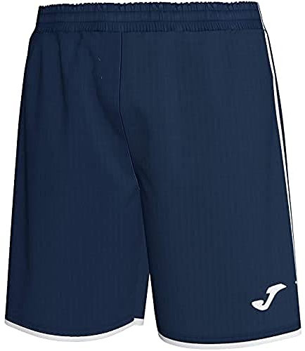 Joma Herren Liga Klassische Shorts, Dunkelnavy/Weiß, M