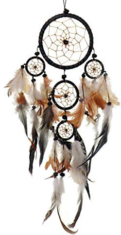 Anjing Traumfänger, Windspiele, Feder-Anhänger, Wanddekoration, Heimdekoration