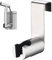 Fat-Cattie Handbrause Bidet Sprayer für Toilette, Edelstahl Bidet Sprayer Halter Tragbare Haustier Dusche Badezimmer Sprühaufsatz für persönliche Hygiene mit Haken, Silber