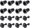 sourcing map Speaker Small Peg Kit Guides 25.5mm Black Dia 6mm 8 Pairs