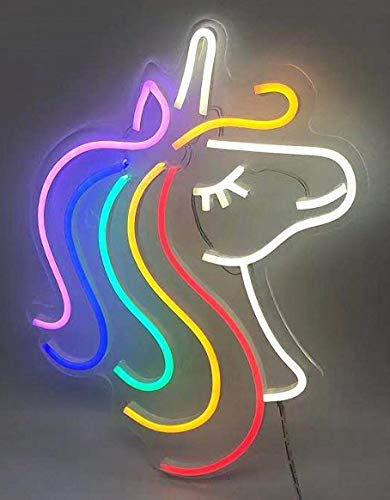 Neonlicht Zeichen LED Regenbogen Einhorn Nachtlichter USB-betrieben dekorative Festzelt Zeichen Bar Pub Store Club Garage Home Party Dekor